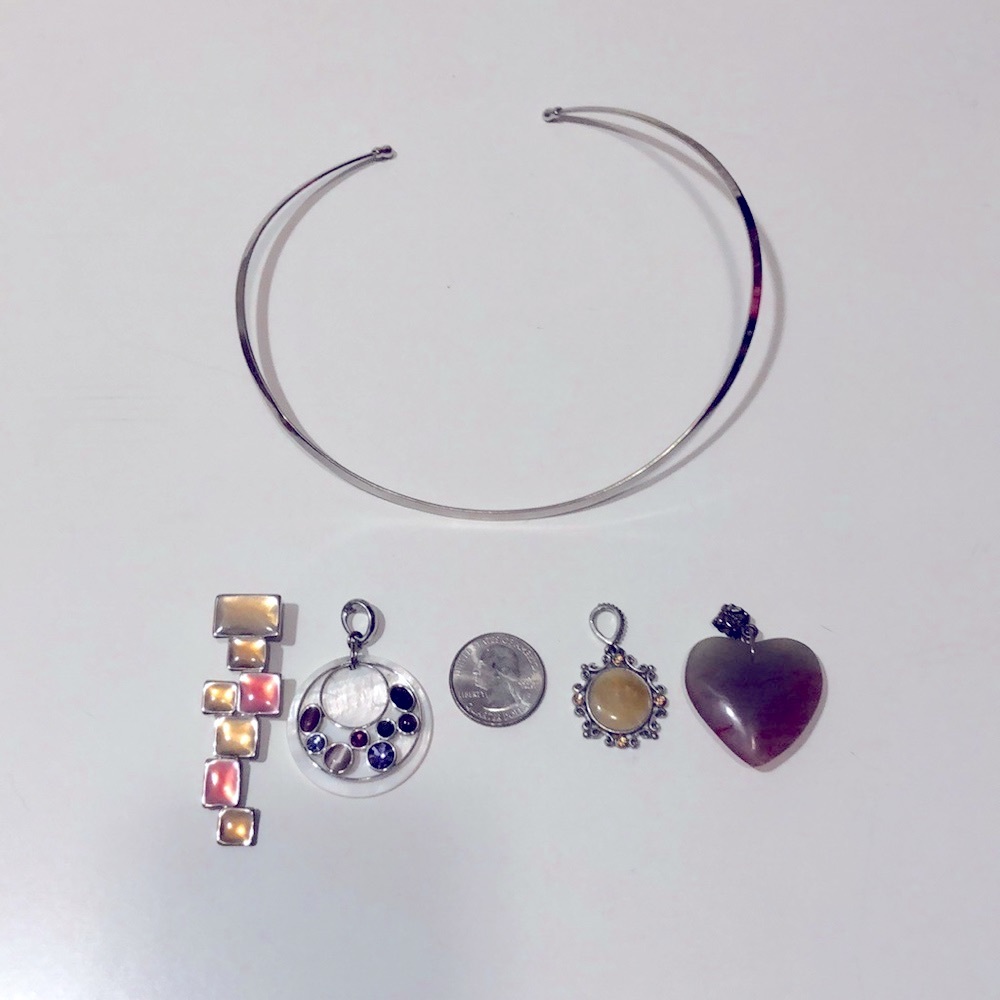 Lia Sophia Slider Necklace Set
